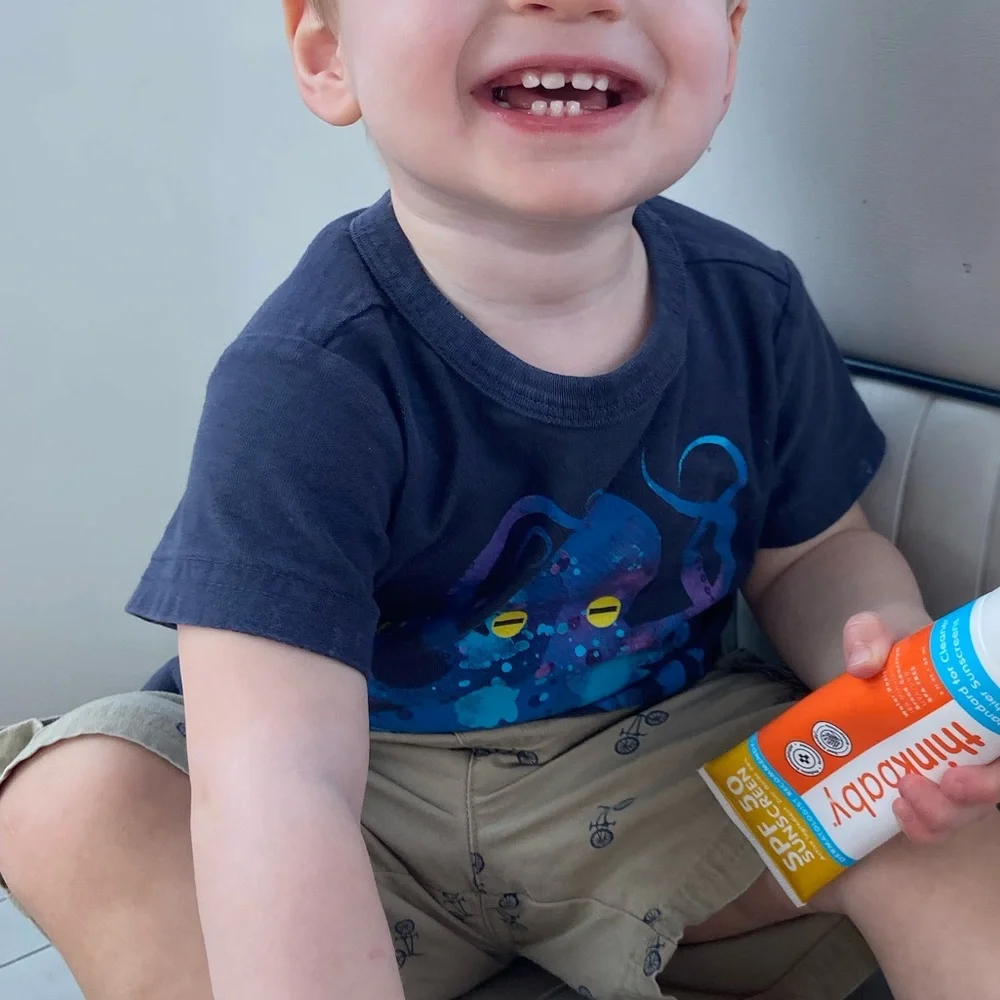 Tea Collection Navy Blue Octopus Tee 9-12M - Picture 2 of 8